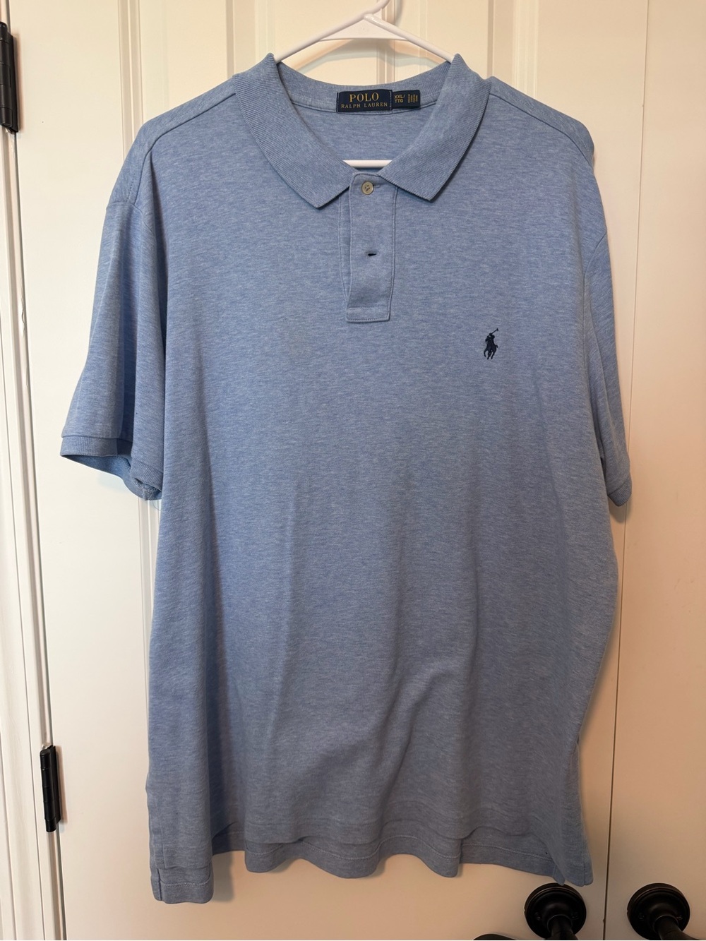 Ralph Lauren Light Blue Polo Shirt with Navy Pony